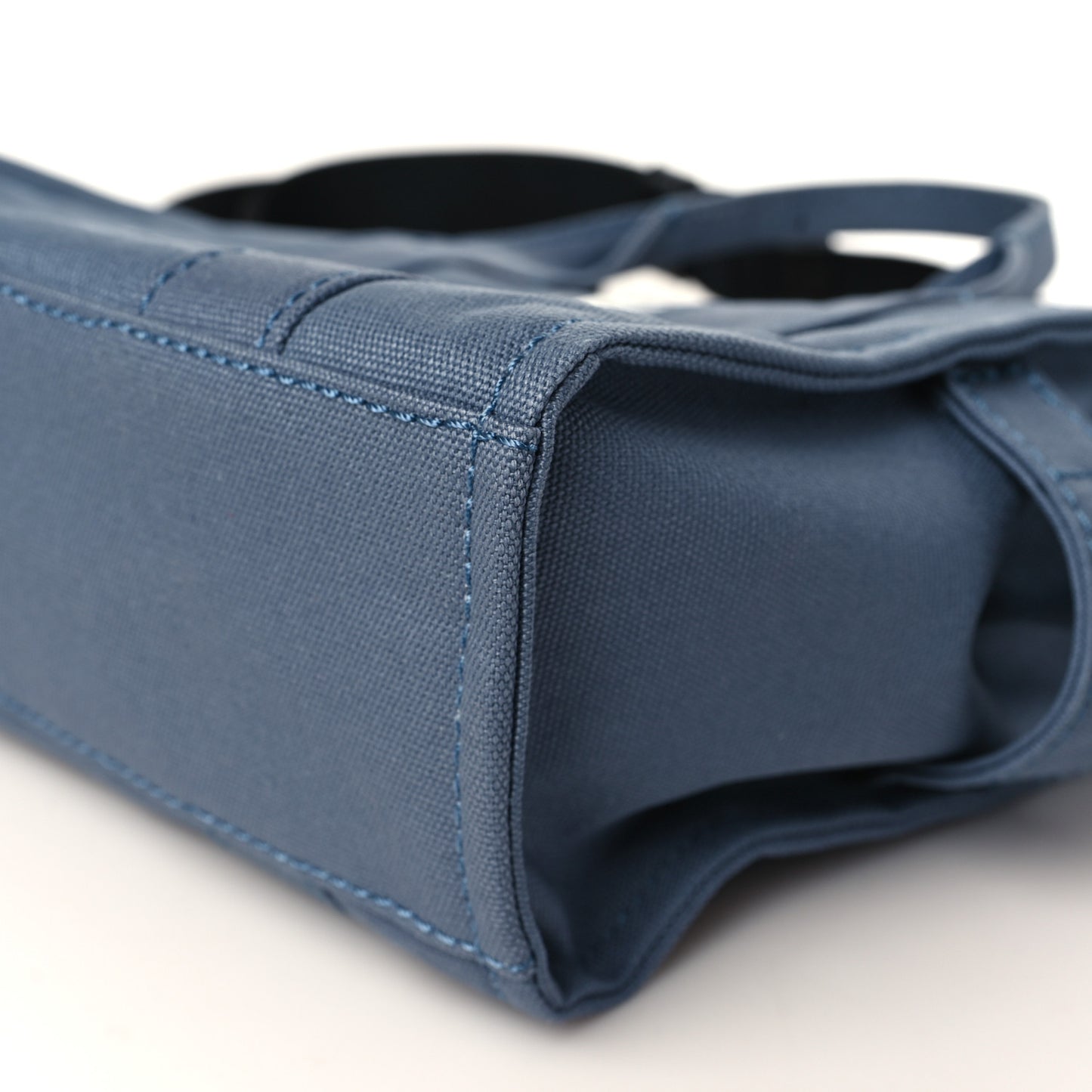 Cotton Canvas Mini The Tote Bag Blue Shadow