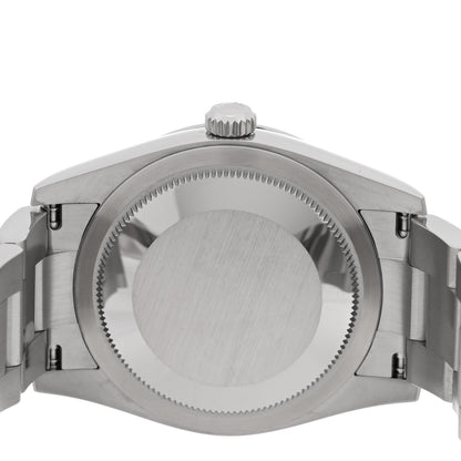 Rolex Stainless Steel 34mm Oyster Perpetual Watch Bright Blue 124200 4 of 5