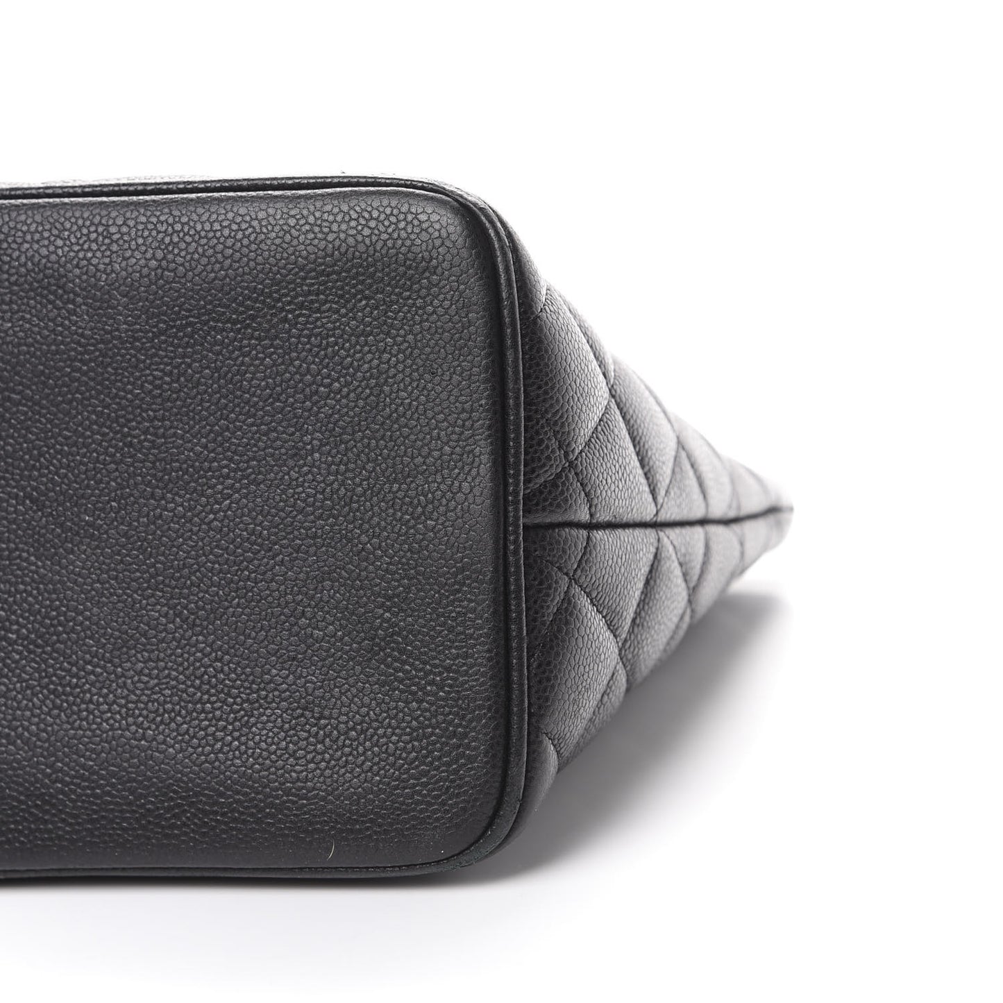 Caviar Quilted Medallion Tote Black