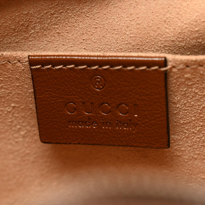 Gucci Glazed Calfskin Matelasse Diagonal Small GG Marmont Chain Shoulder Bag Cuir 6 of 10