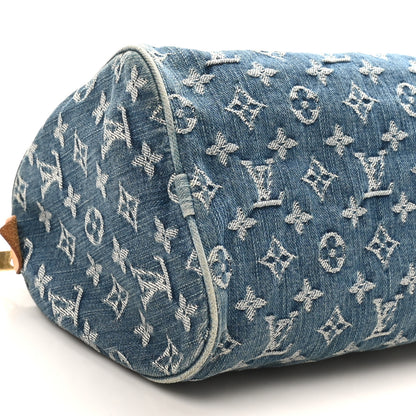 Louis Vuitton Monogram Denim Neo Speedy Blue 8 of 10