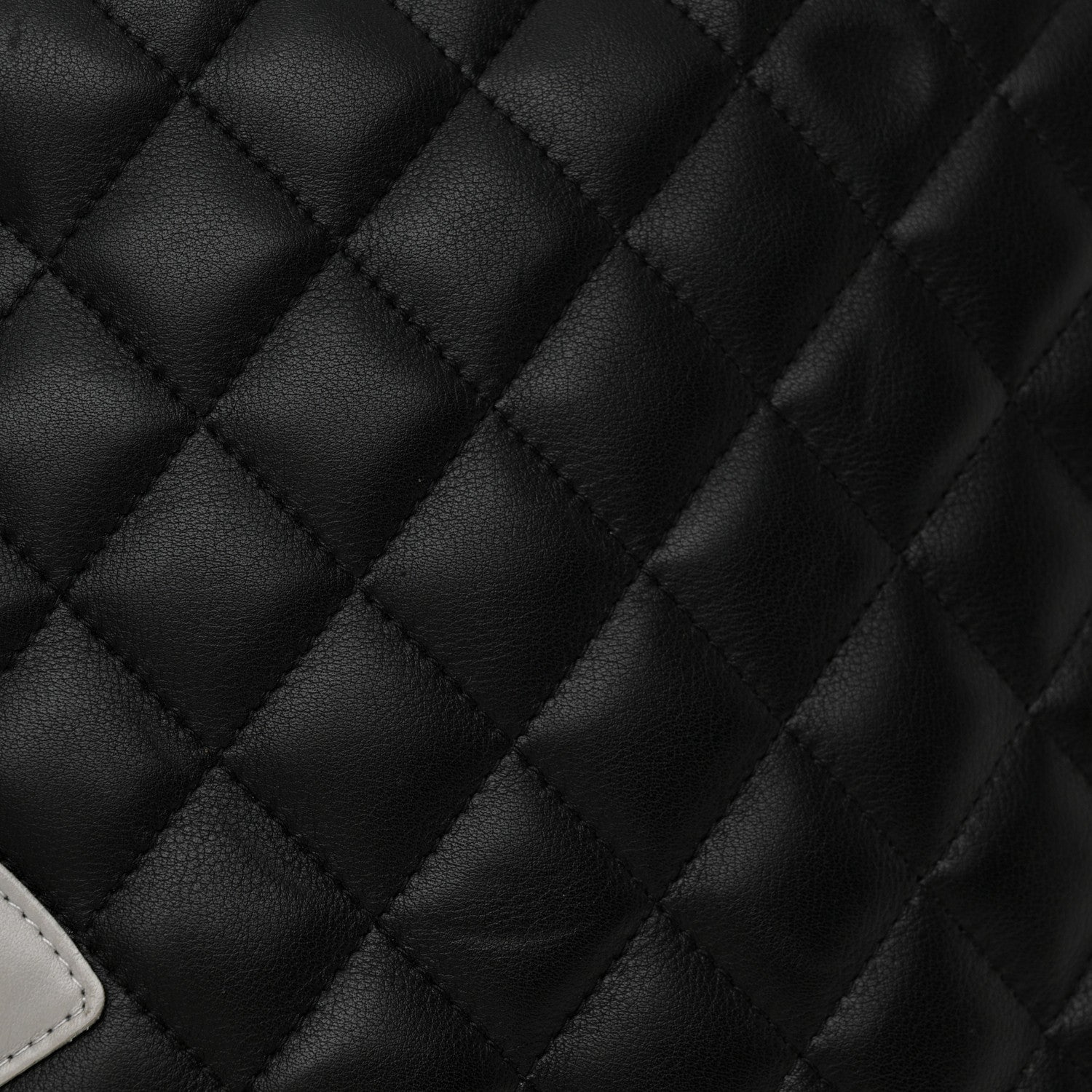 Chanel Calfskin Cambon Flat Tote Black Grey 15 of 17