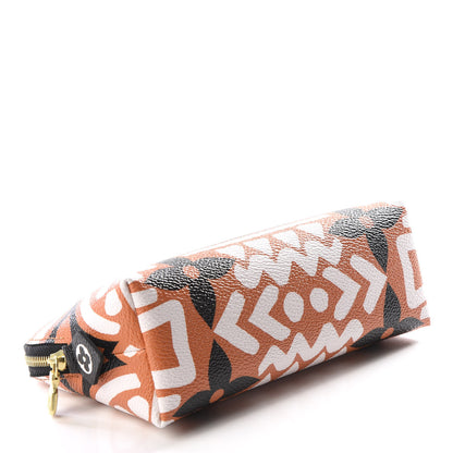 Louis Vuitton Monogram Giant Crafty Cosmetic Pouch Crème Caramel 3 of 9
