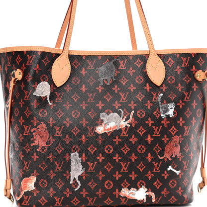 Louis Vuitton Catogram Neverfull MM Marron 7 of 10