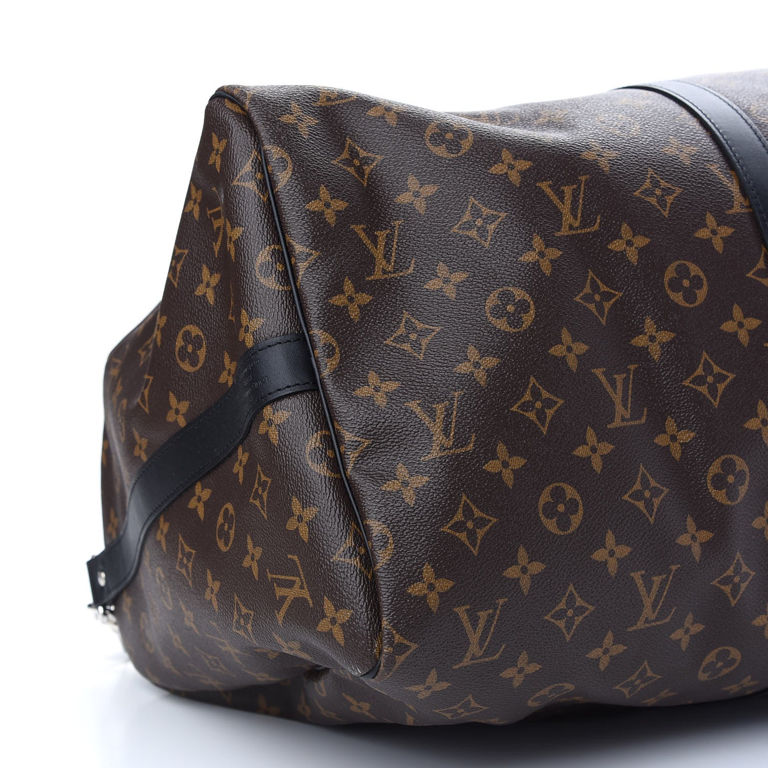 Louis Vuitton Monogram Macassar Keepall Bandouliere 55 6 of 7