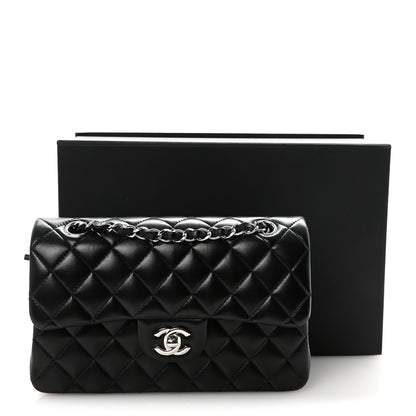 Chanel Lambskin Quilted Small Double Flap Black 12 of 12