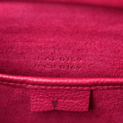 Celine Drummed Calfskin Nano Luggage Fuchsia 7 of 19