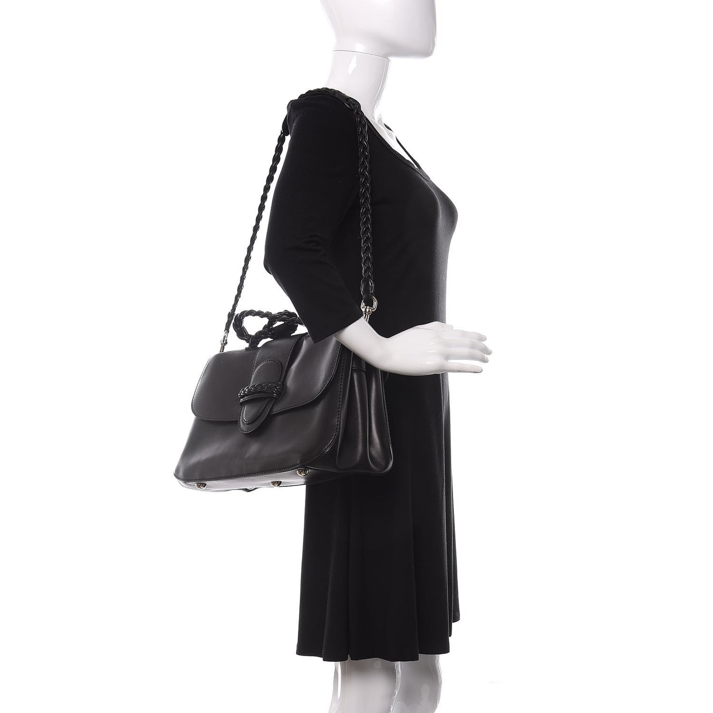Calfskin Histoire Flap Black