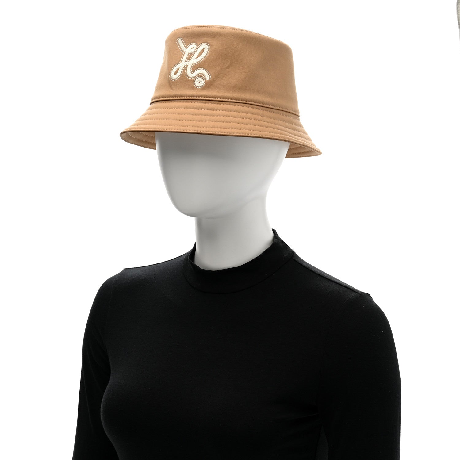 Hermes Cotton Harper H Nautic Bucket Hat 58 Biscuit 2 of 11