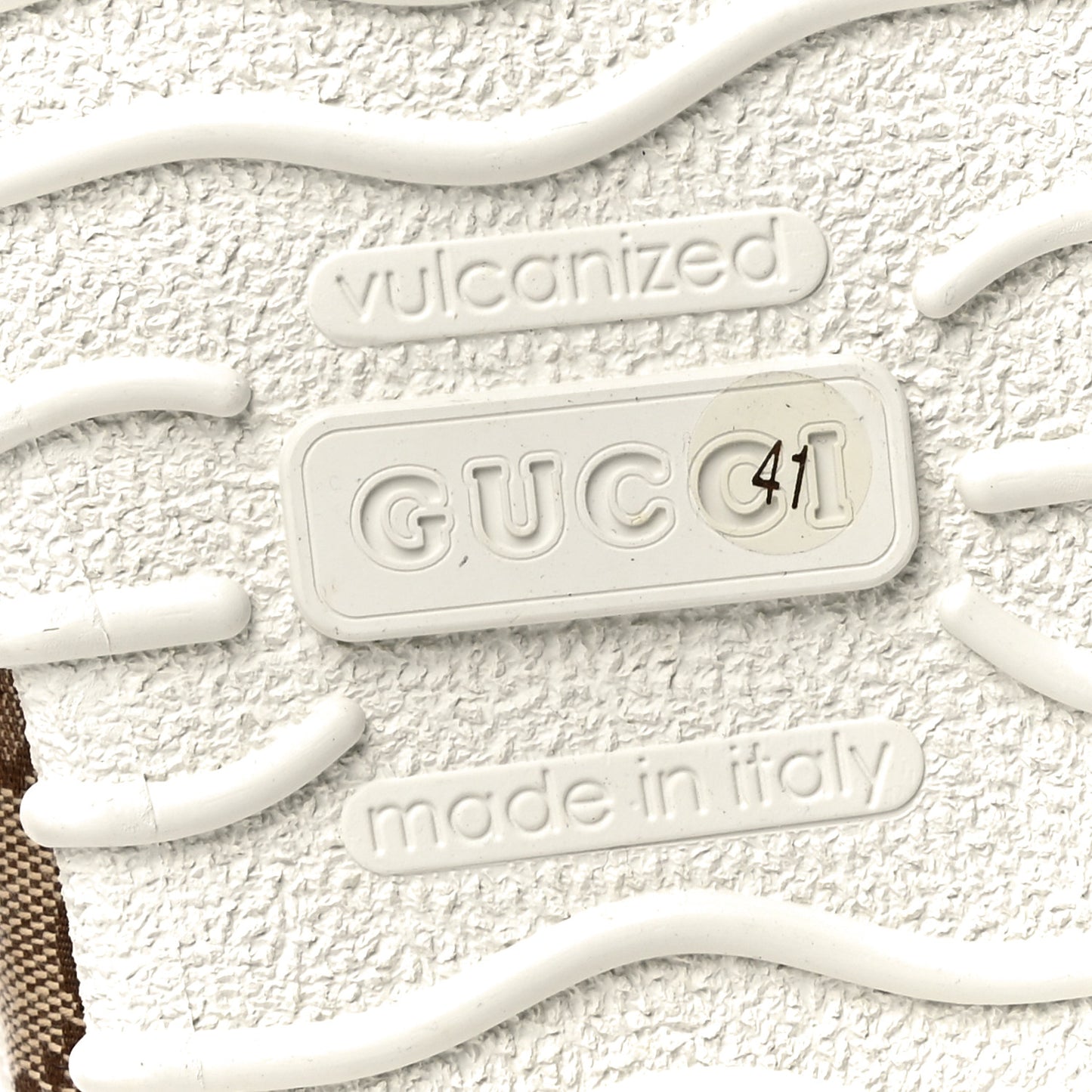 GG Monogram Horsebit Web Womens Driver Loafers 41 Beige Ebony White