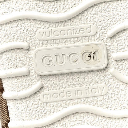 Gucci GG Monogram Horsebit Web Womens Driver Loafers 41 Beige Ebony White 9 of 12