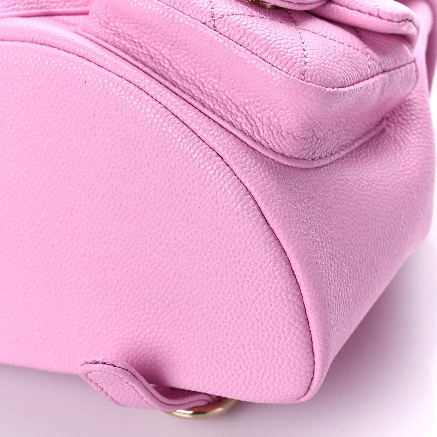 Chanel Shiny Caviar Quilted Small Duma Pockets Drawstring Backpack Lilac 8 of 10