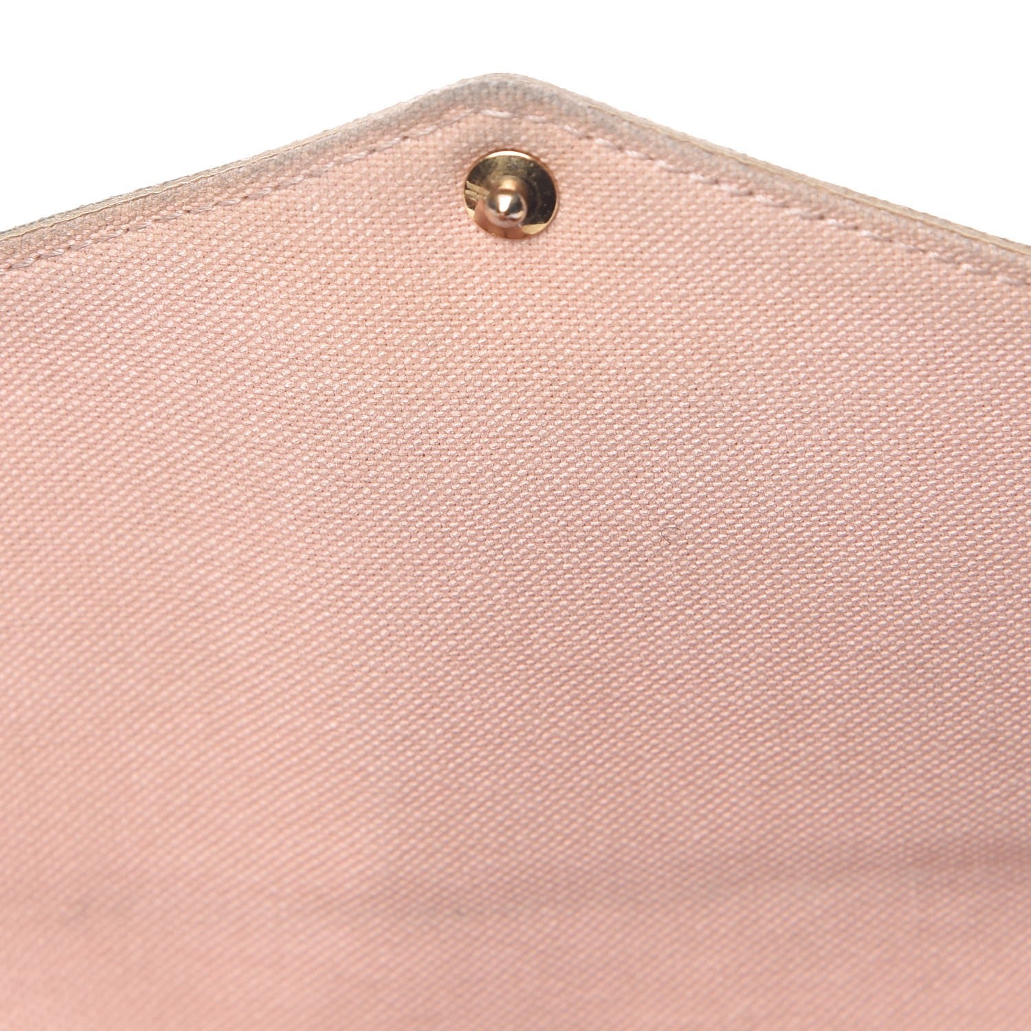 Louis Vuitton Damier Azur Pochette Felicie Chain Wallet Rose Ballerine 14 of 14