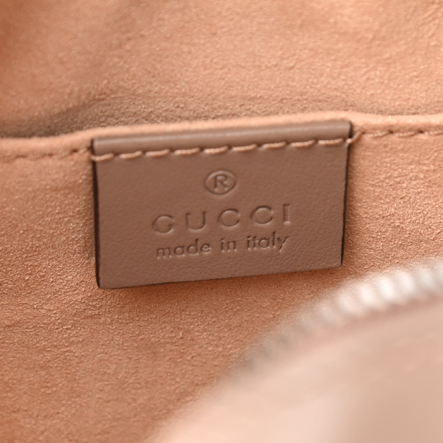 Gucci Calfskin Matelasse Small GG Marmont Chain Shoulder Bag Porcelain Rose 6 of 9
