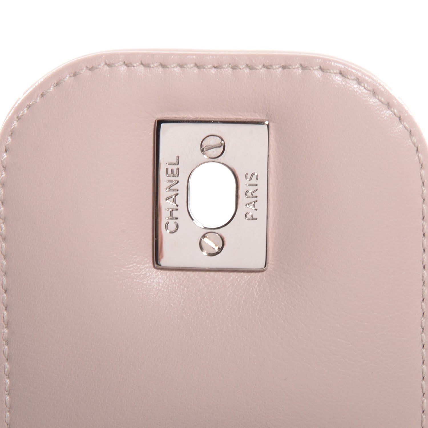 Chanel Patent Horizontal Quilted Jumbo Flap Light Pink 6 of 9