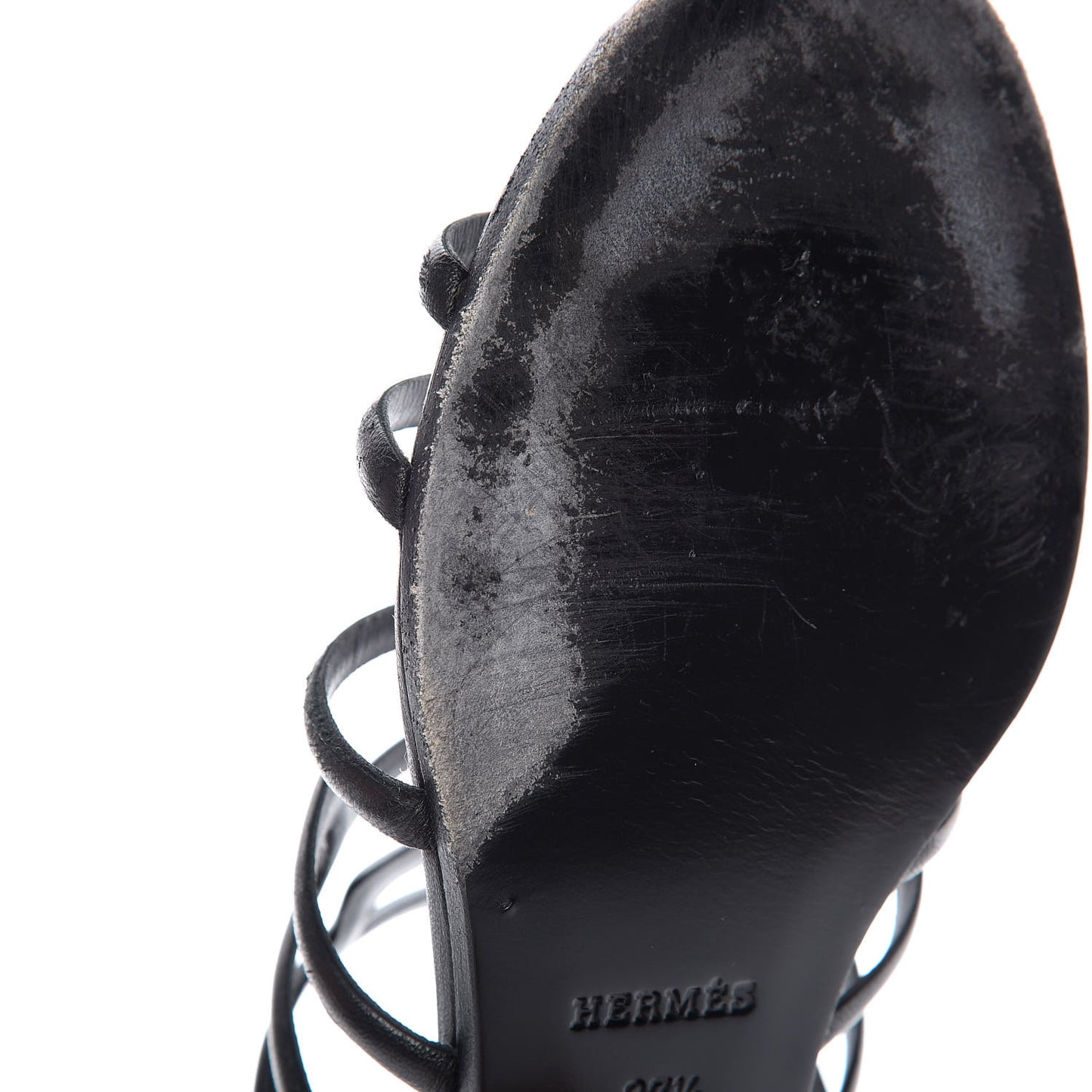 Calfskin Oracle Sandals 37.5 Black