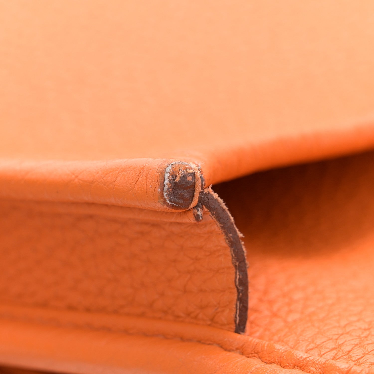 Hermes Taurillon Clemence Evelyne III PM Orange 14 of 15