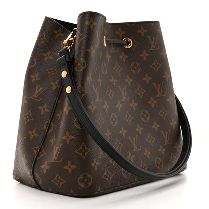 Louis Vuitton Monogram Neonoe MM Black 3 of 9