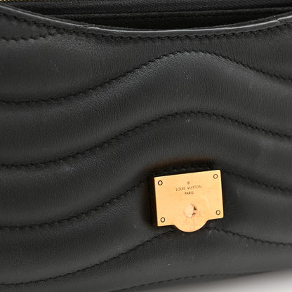 Louis Vuitton Calfskin LV New Wave Chain Bag Black 10 of 11