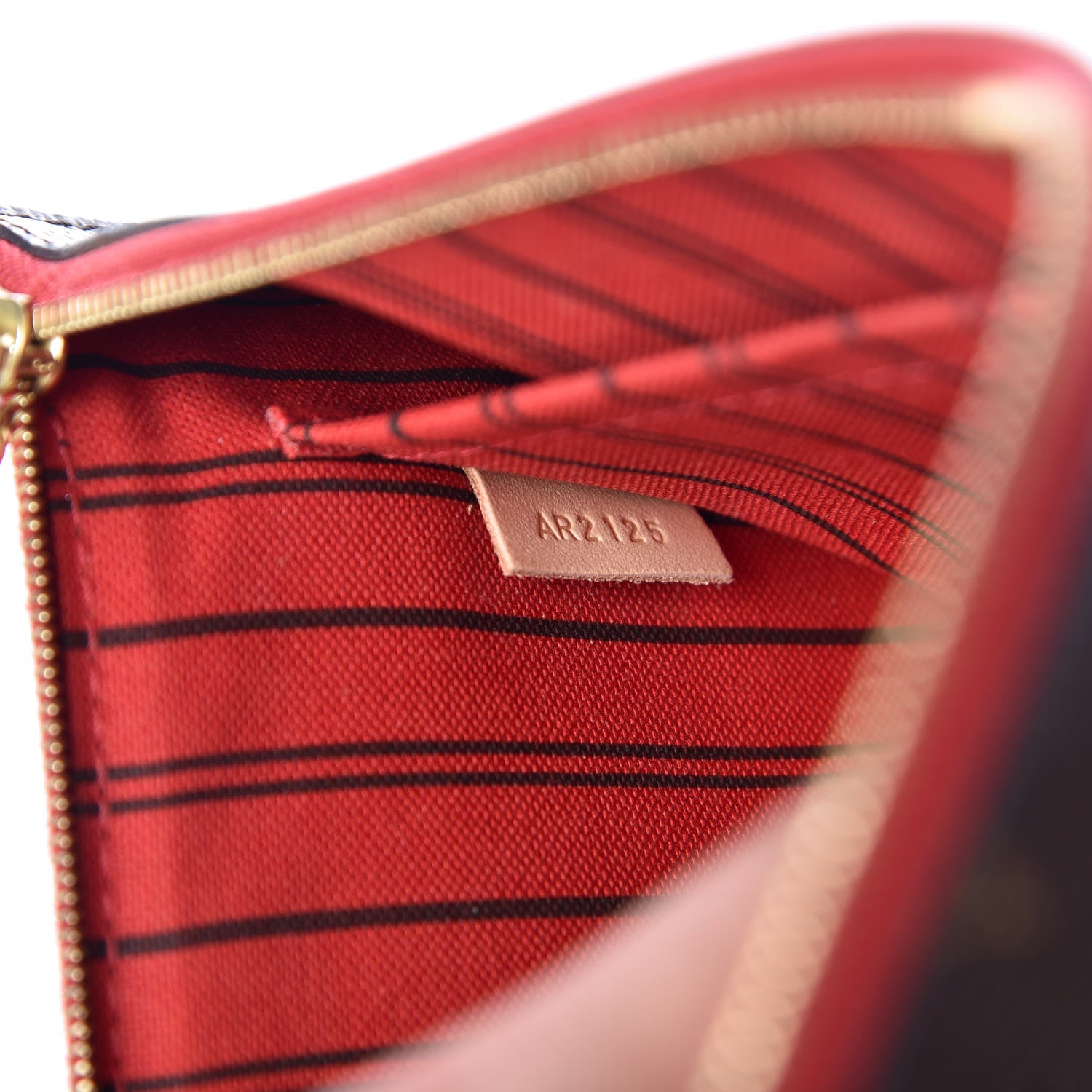 Louis Vuitton Monogram Neverfull MM GM Pochette Cherry 7 of 7