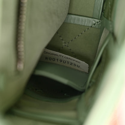 Bottega Veneta Paper Calfskin Maxi Intreccio Cassette Crossbody Bag Sage 7 of 12