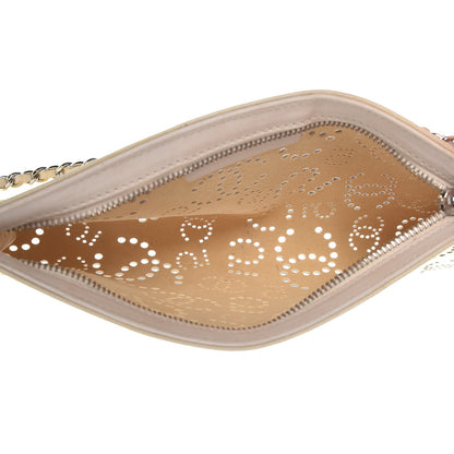 Chanel Patent Perforated CC N°5 Clutch Yellow 5 of 10