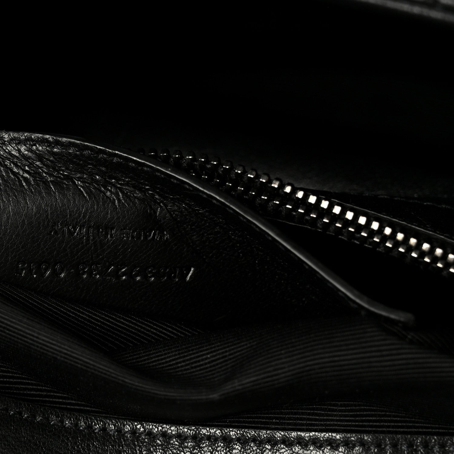 Saint Laurent Sheepskin Matelasse Chevron Monogram Large College Satchel Black 9 of 12