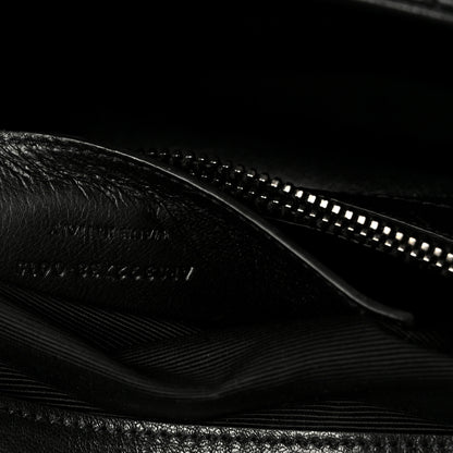 Saint Laurent Sheepskin Matelasse Chevron Monogram Large College Satchel Black 9 of 12