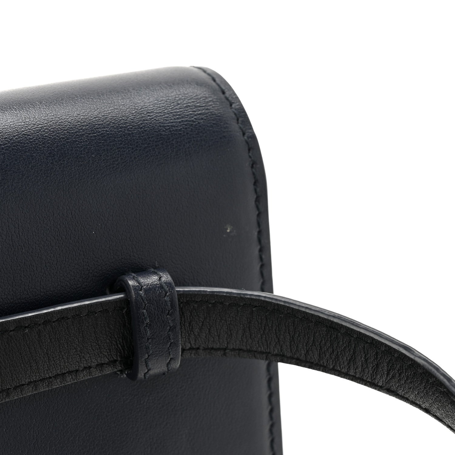 Saint Laurent Smooth Calfskin Monogram Kate Belt Bag Deep Marine Black 14 of 16