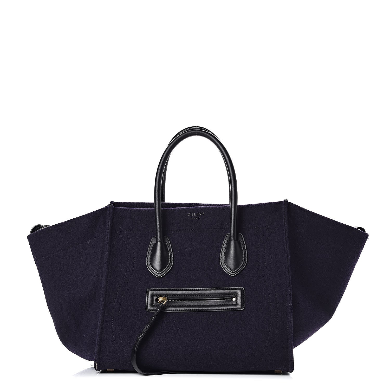 Celine Felt Medium Phantom Luggage Navy 1 of 18