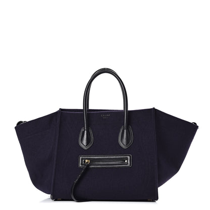 Celine Felt Medium Phantom Luggage Navy 1 of 18