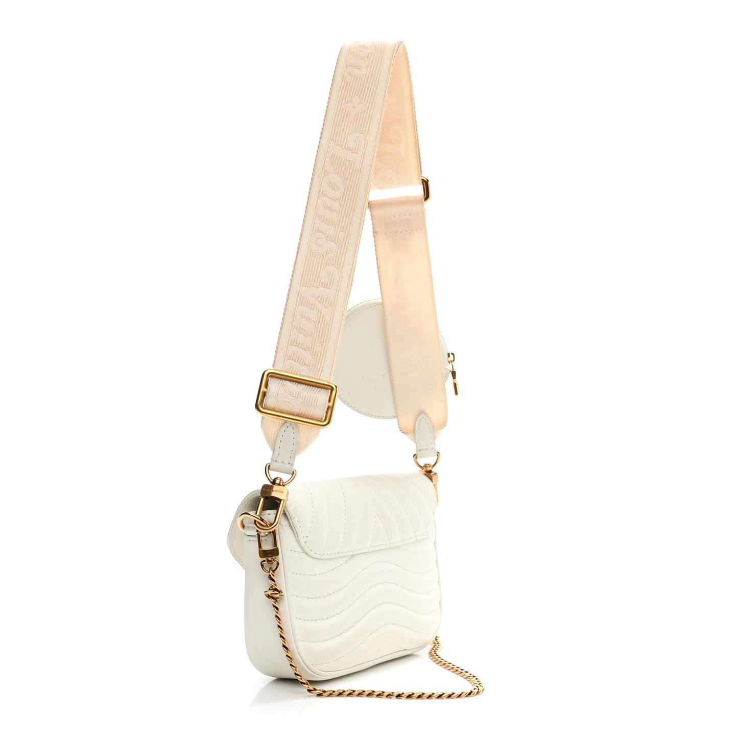 Calfskin New Wave Multi Pochette Snow