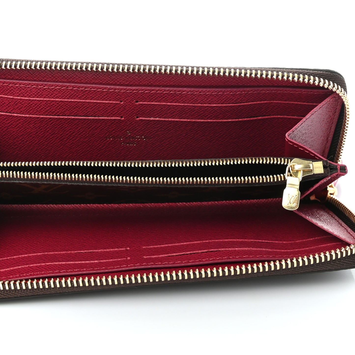 Monogram Clemence Wallet Fuchsia