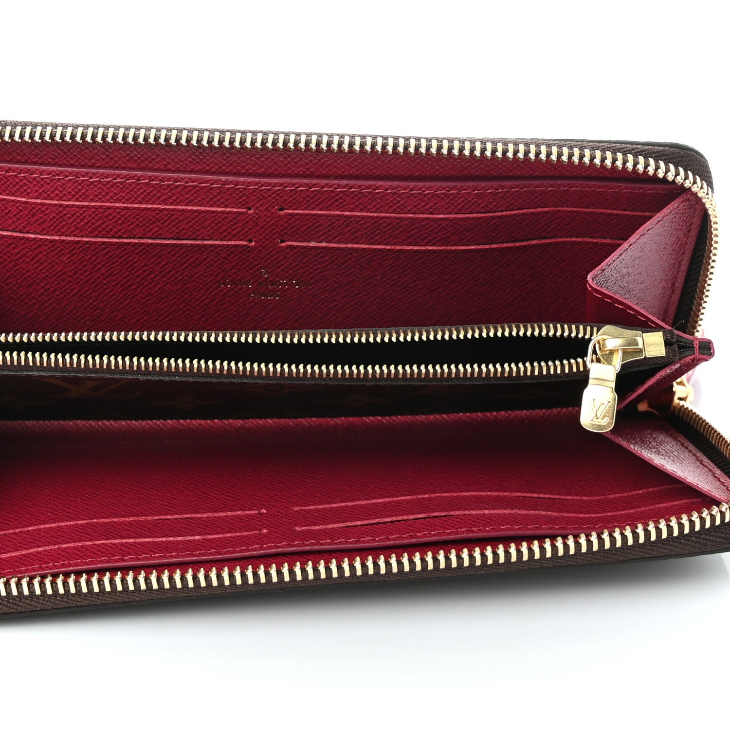 Louis Vuitton Monogram Clemence Wallet Fuchsia 5 of 6
