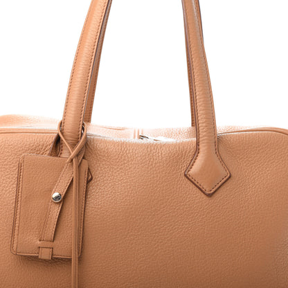 Hermes Taurillon Clemence Victoria II 35 Biscuit 7 of 9