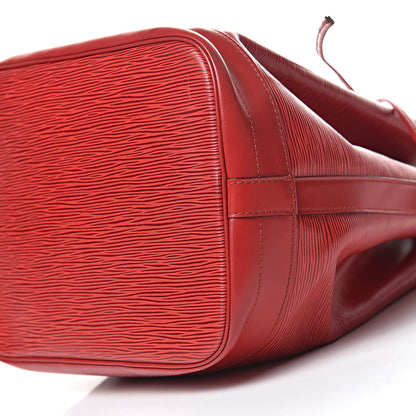 Louis Vuitton Epi Noe Castillan Red 9 of 19