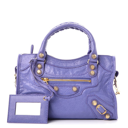 Balenciaga Agneau Giant 12 Gold Hardware Mini City Mauve Light Mauve 1 of 9