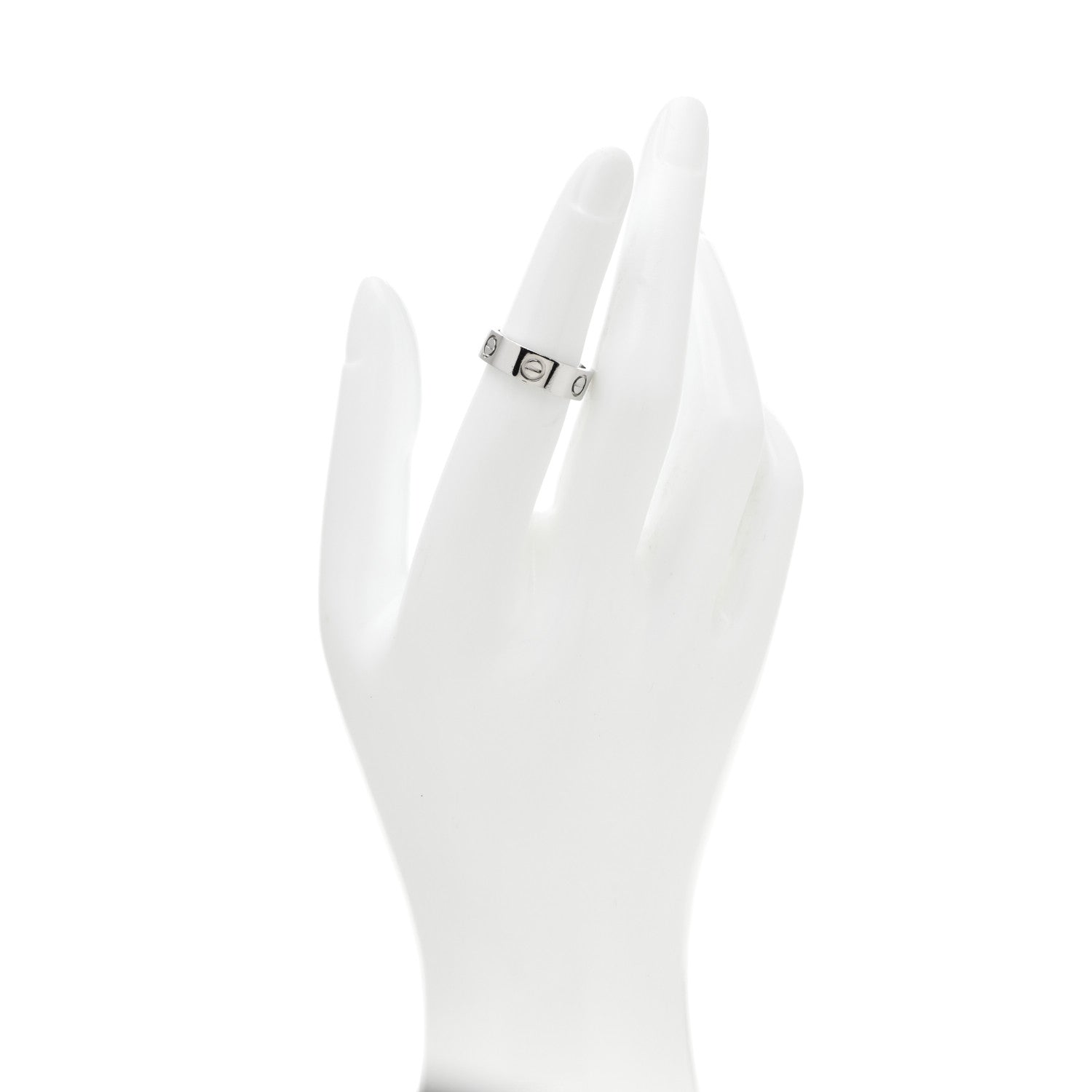 Cartier Platinum 5.5mm LOVE Ring 50 5.25 2 of 4