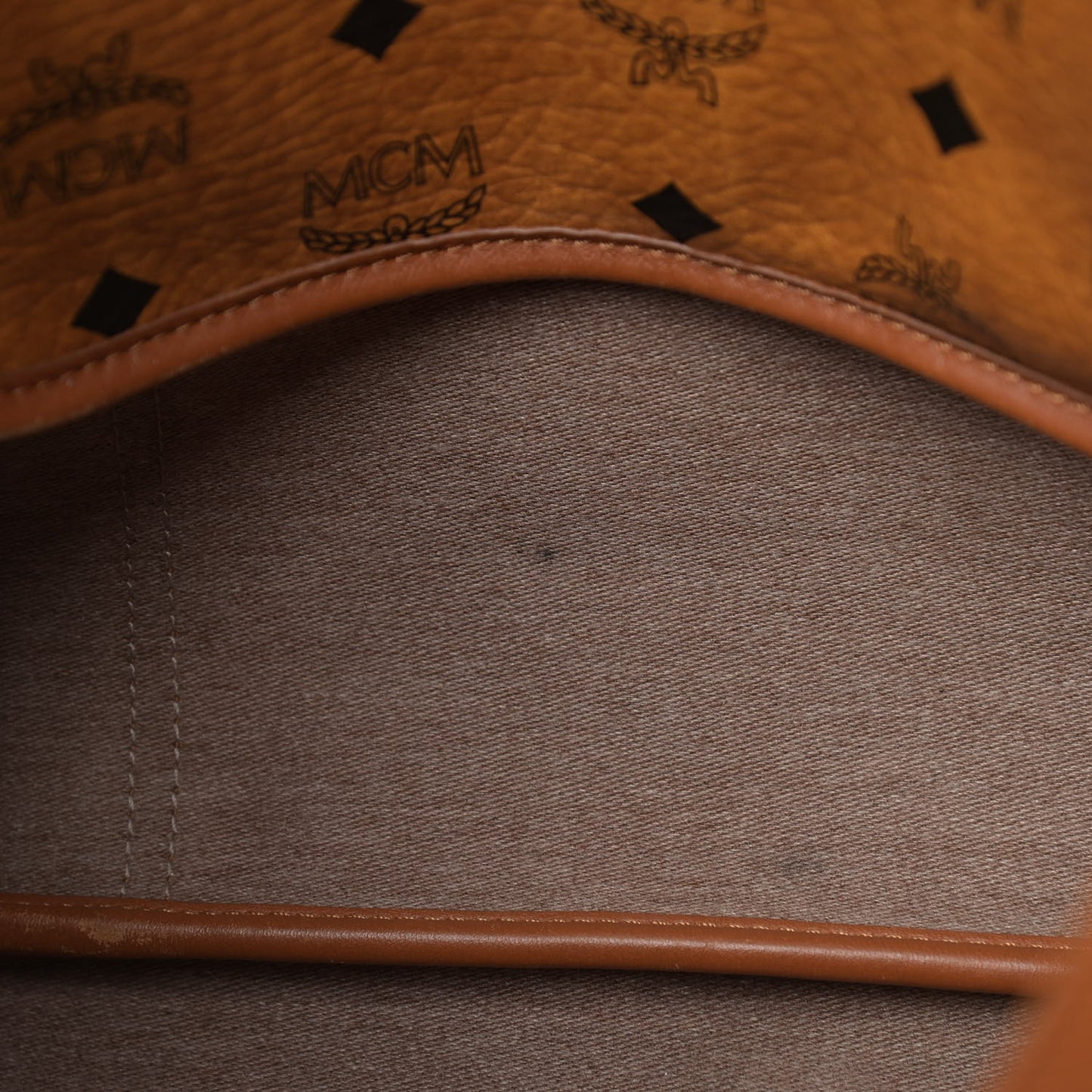 Visetos Shopping Tote Cognac