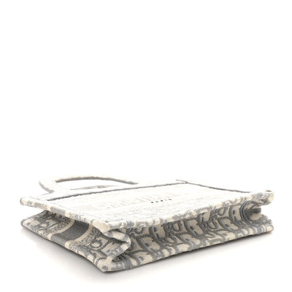 Christian Dior Oblique Mini Book Tote Grey Multicolor 4 of 11