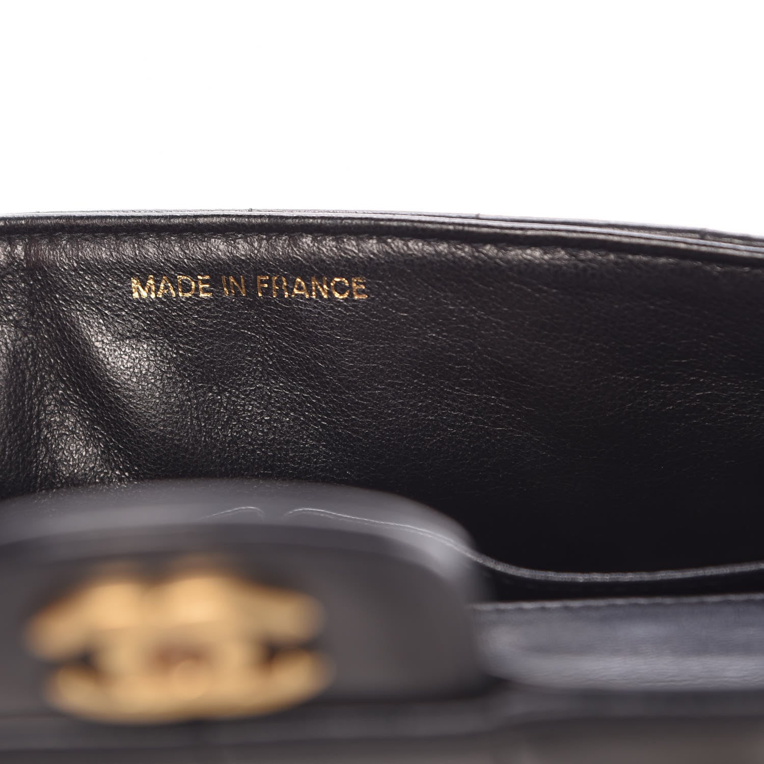 Chanel Lambskin East West Chocolate Bar Flap Black 7 of 10