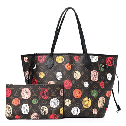 Louis Vuitton X Fornasetti Monogram Cameo Neverfull MM 2 of 11
