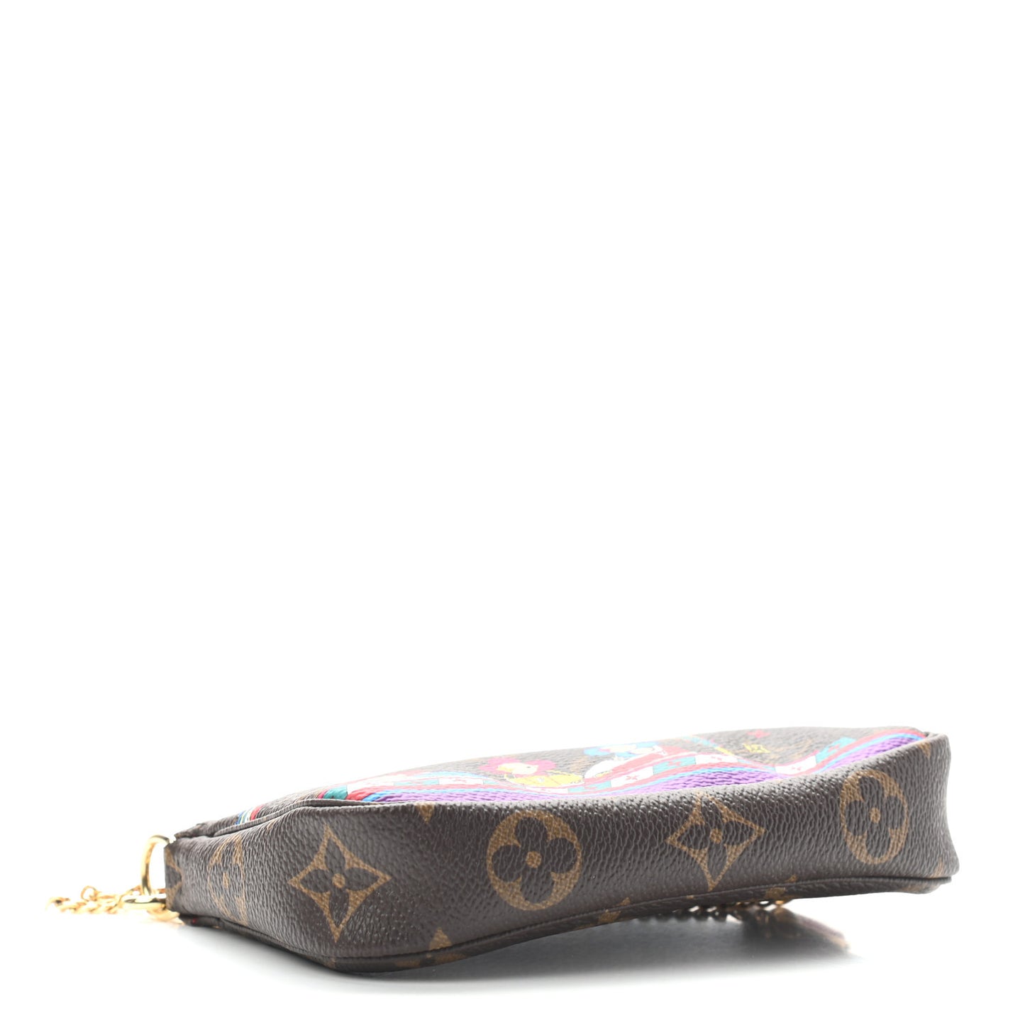 Monogram 2020 Christmas Animation Bumper Cars Mini Pochette Accessories Coquelicot
