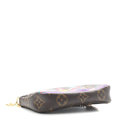 Louis Vuitton Monogram 2020 Christmas Animation Bumper Cars Mini Pochette Accessories Coquelicot 4 of 9