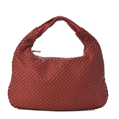 Bottega Veneta Nappa Medium Veneta Hobo Burnt Red 1 of 8