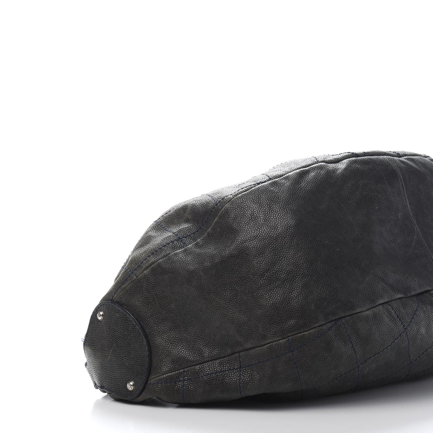 Caviar Stitched Large Outdoor Hobo Black