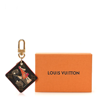 Louis Vuitton Monogram Illustre Groom Bag Charm Key Ring 4 of 4
