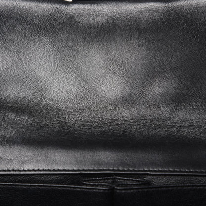 Chanel Lambskin Quilted East West Flap Black 11 of 13