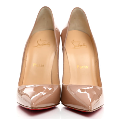 Christian Louboutin Patent So Kate 120 Pumps 37.5 Nude 2 of 9