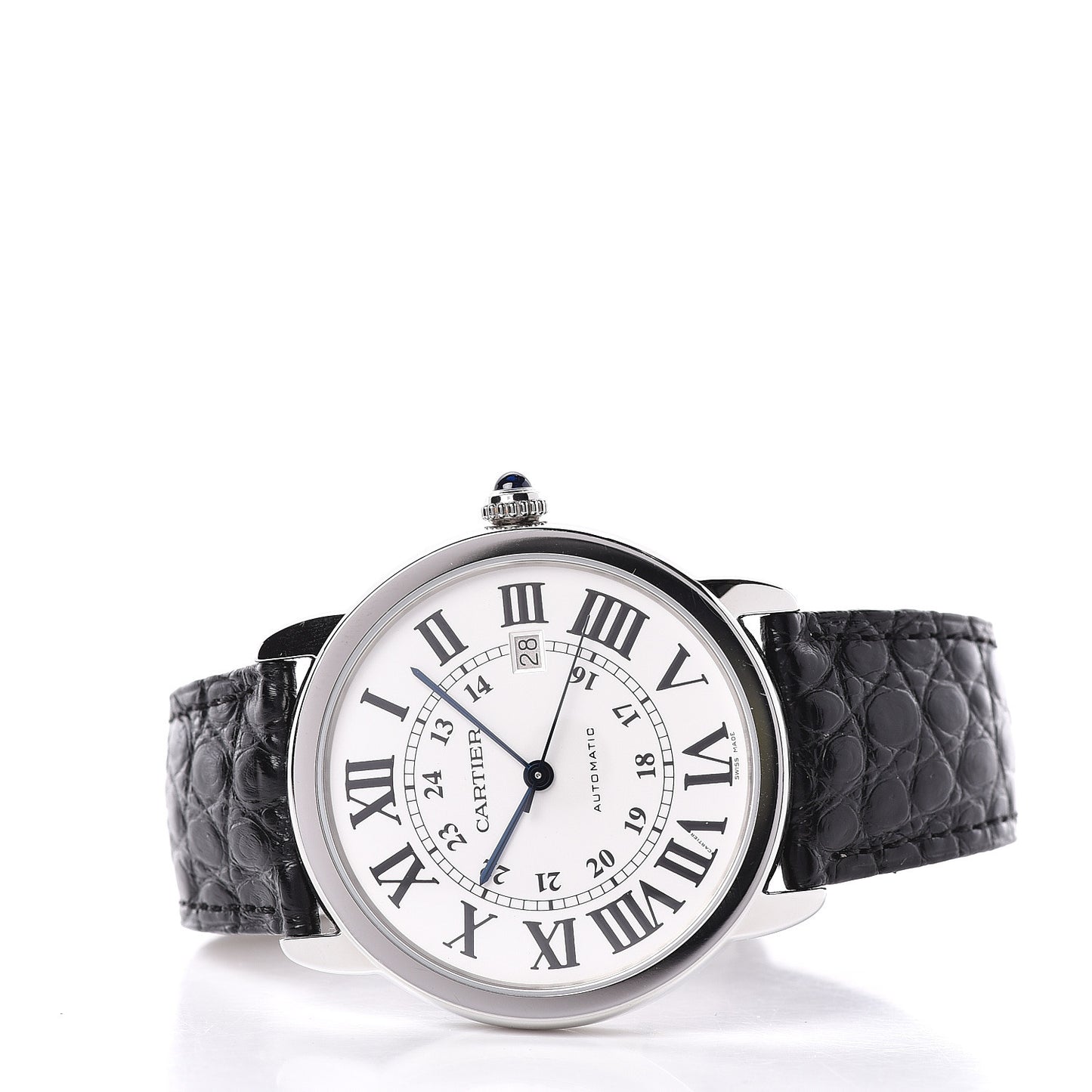 Stainless Steel Alligator 42mm Ronde Solo Automatic Watch
